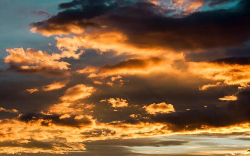 clouds, sky, sunset, dusk, twilight, orange sky, nature, atmosphere, cloudscape, dark clouds, cloudy, cumulus clouds-335969.jpg
