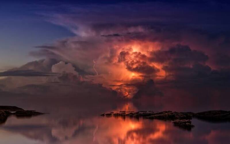thunderstorm, ocean, lightning, twilight, clouds, coast, sky, nature, storm, weather, atmosphere, landscape, lightning, clouds, sky, sky, sky, sky, sky, nature, nature, nature, storm, landscape-3440450.jpg
